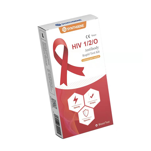 China HIV 1/2/O Antibody Rapid Test Kit (Colloidal gold method